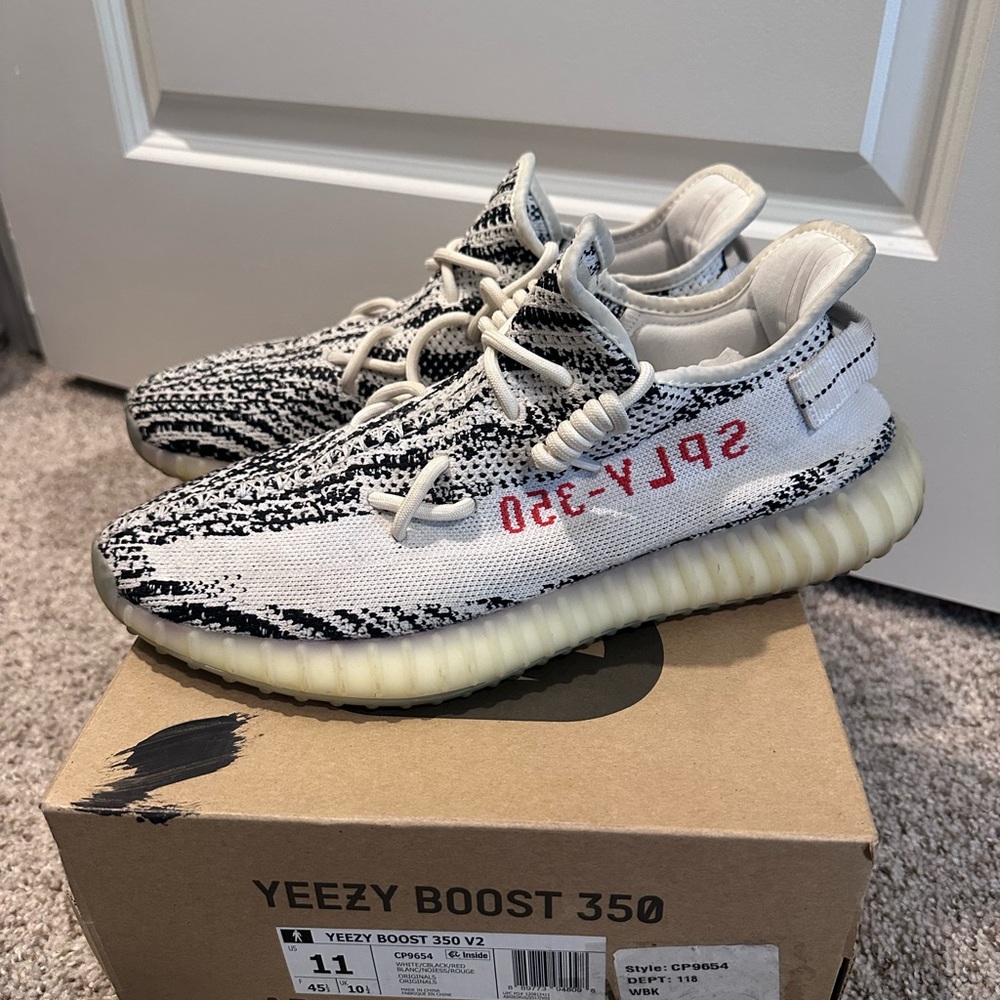 Adidas Yeezy Boost 350 V2 - Black, White, and Red